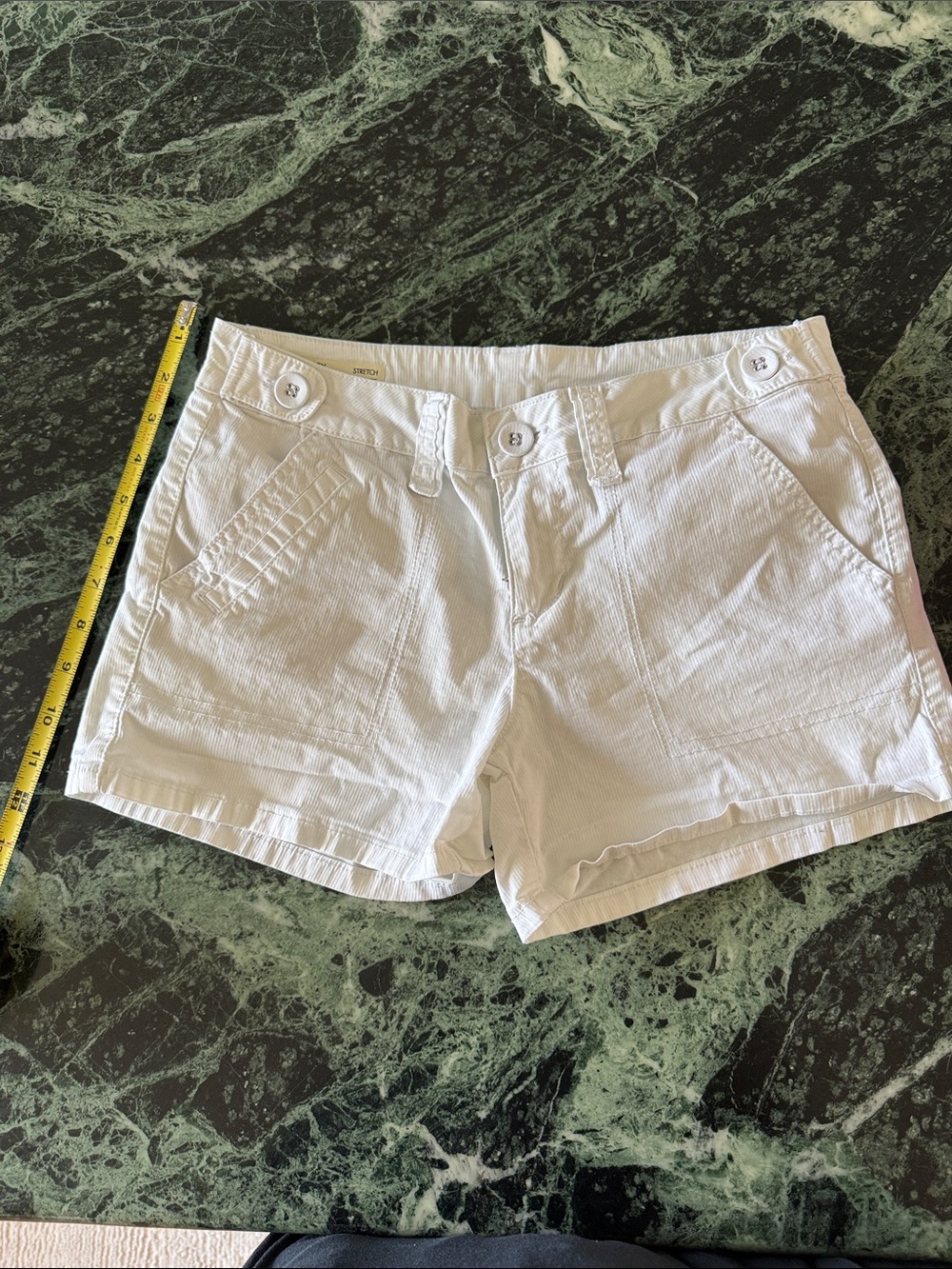 Buffalo David Bitton White Cotton Casual Shorts
